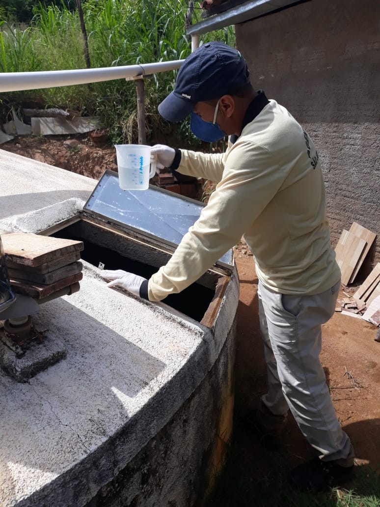 Vigilância Ambiental de São José de Princesa continua inspecionando a qualidade da água no município