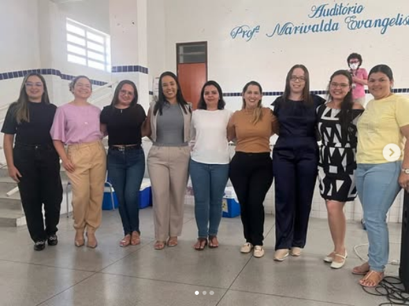 São José de Princesa participa de curso atualização em sala de vacina.