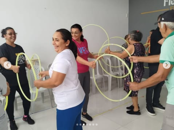 Encontro especial do grupo da Melhor Idade de São José de Princesa