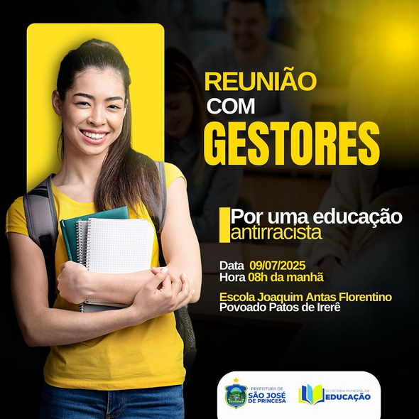 São José de Princesa realiza encontro de gestores escolares