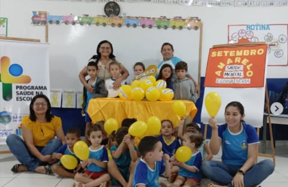 São José de Princesa realiza ação do Programa Saúde na Escola com foco na temática saúde mental no Setembro Amarelo
